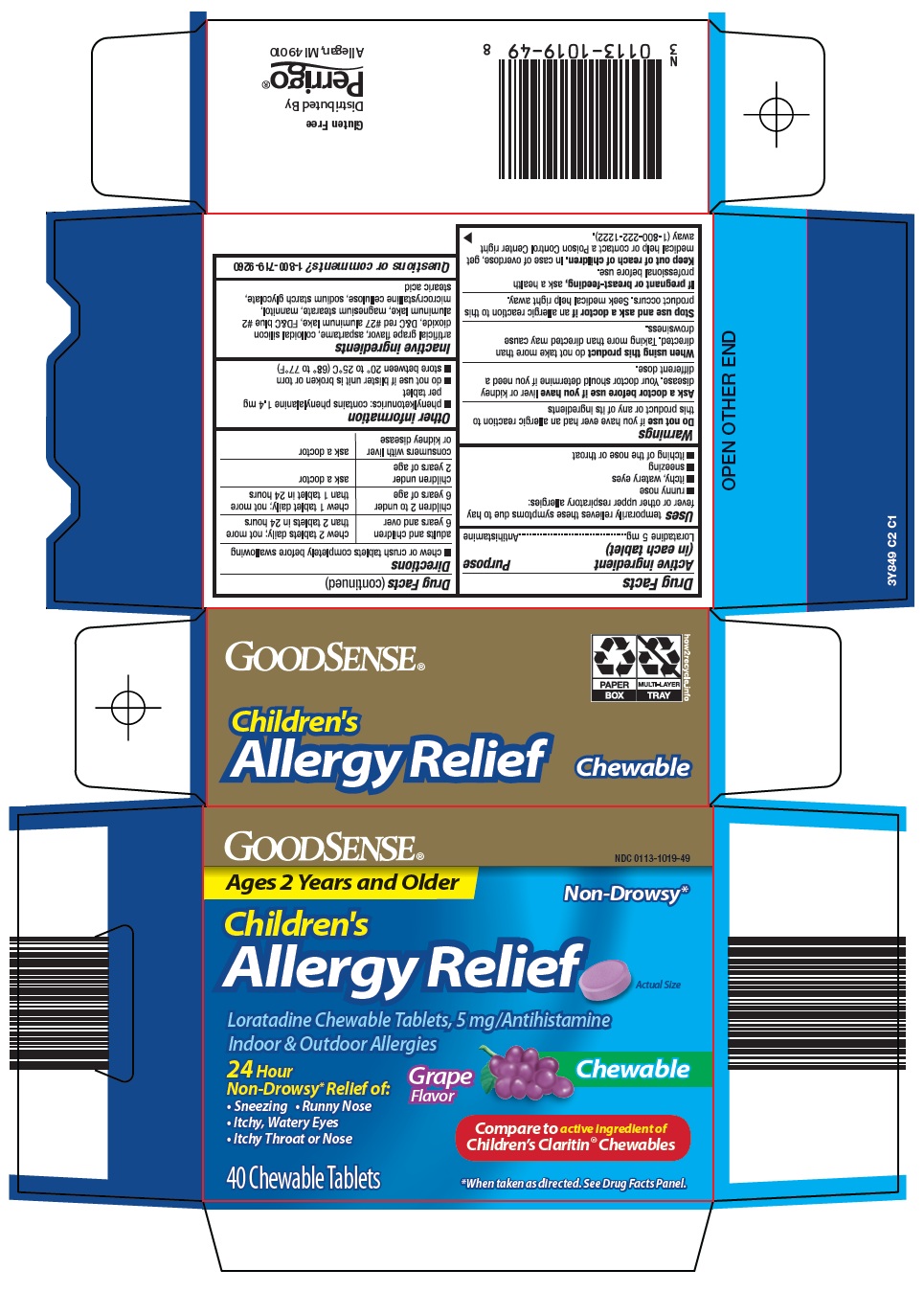 Pill image for Perrigo Children’s Allergy Relief Drug Facts