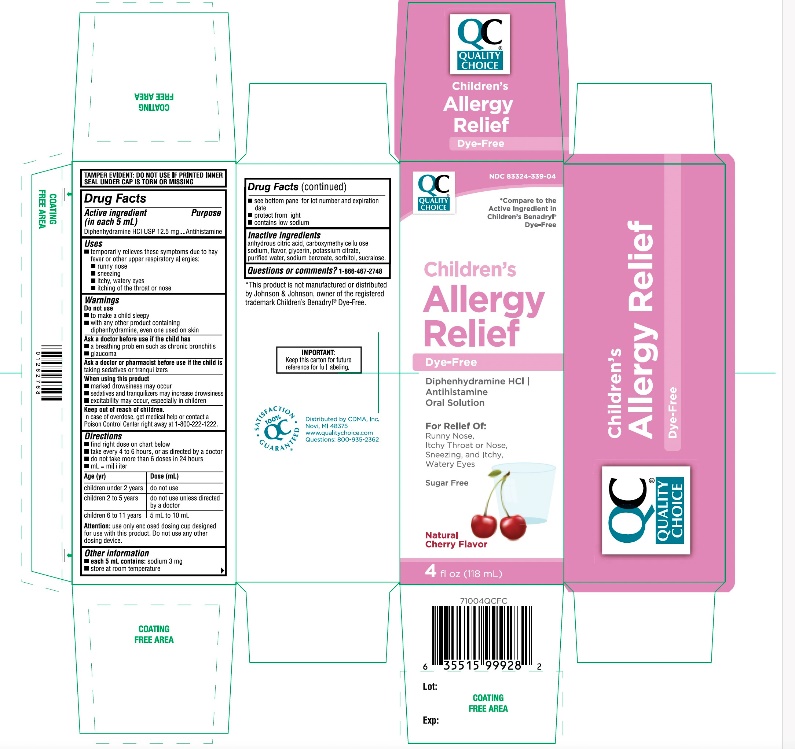 Pill image for Quality Choice Children’s Allergy Relief Dye-free Cherry Flavor 4 Fl Oz 118 Ml