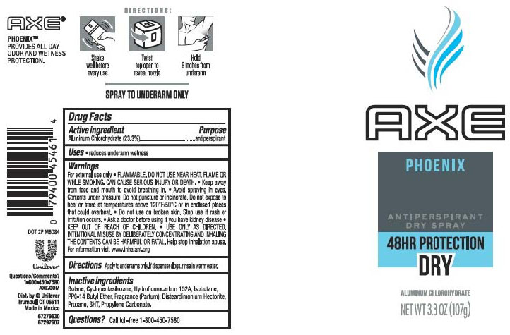 Pill image for Axe Phoenix Dry Spray Antiperspirant 48hr Protection Dry
