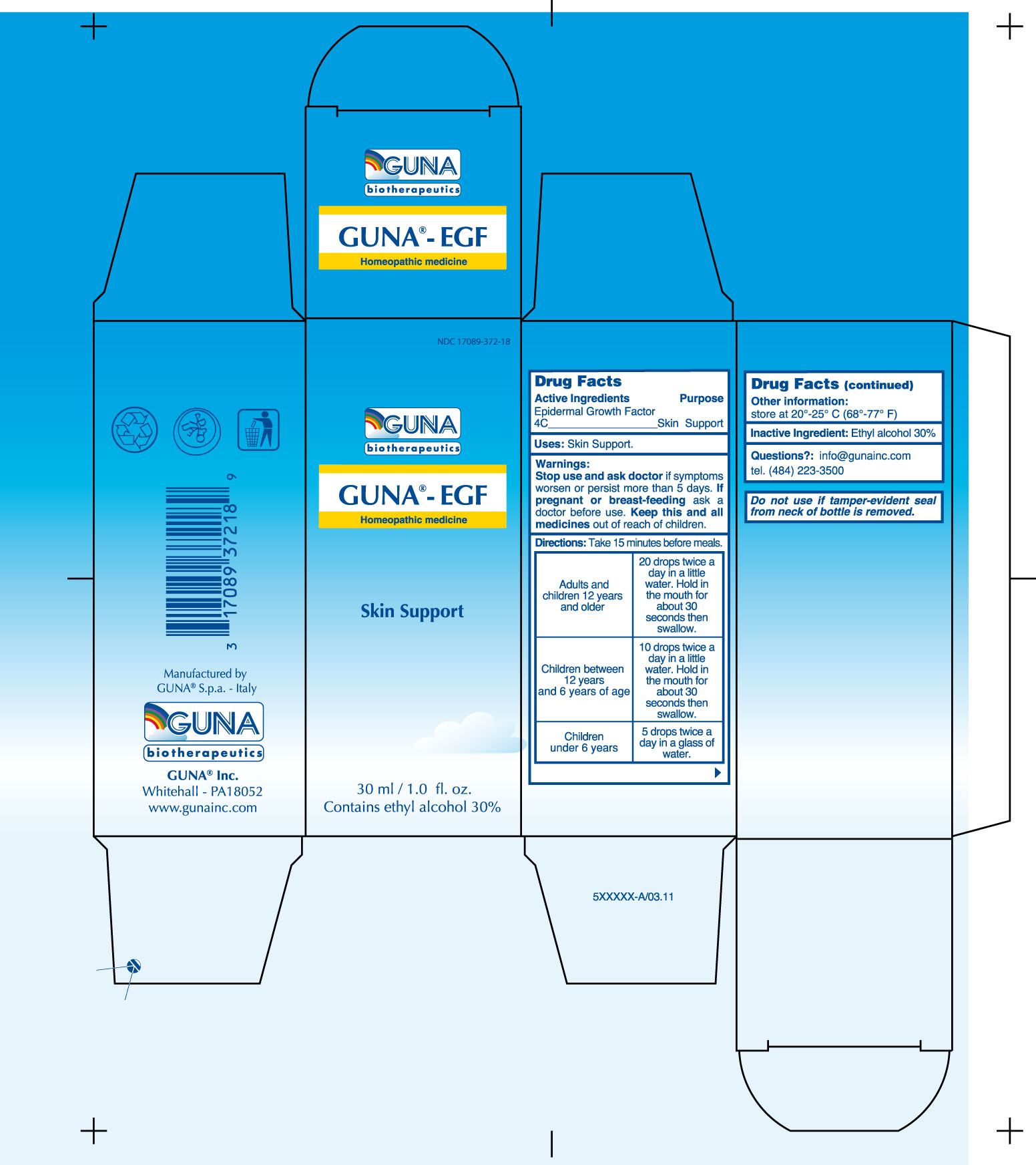 Pill image for Guna-egf