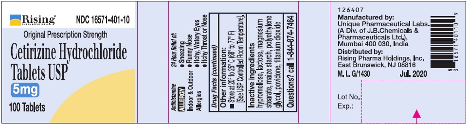 Pill image for Cetirizine Hydrochloride Tablets Usp