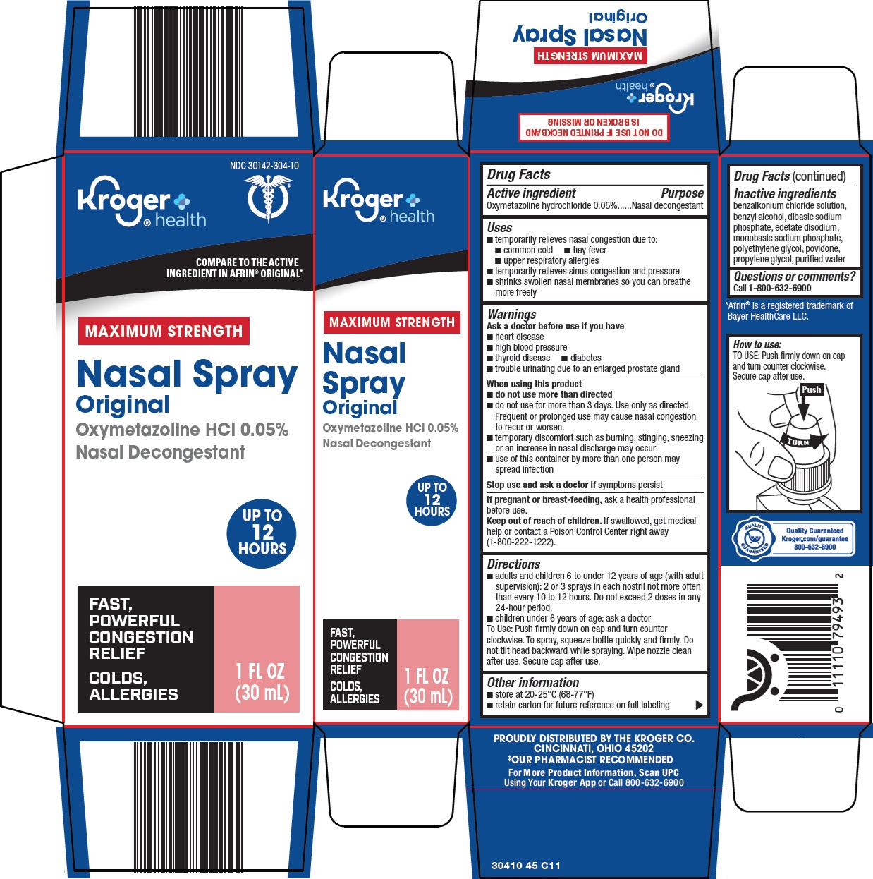 Pill image for Kroger Co. Nasal Spray Drug Facts