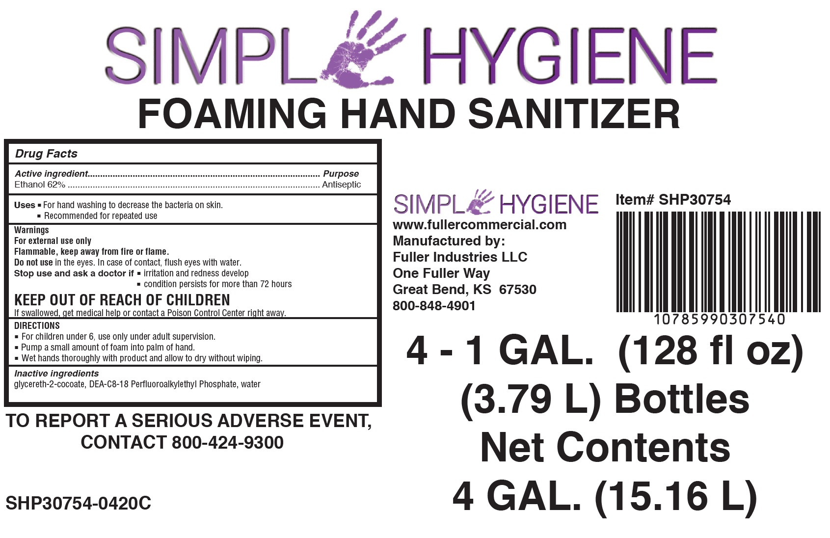Pill image for Simple Hygiene Foaming Hand Sanitizer 62