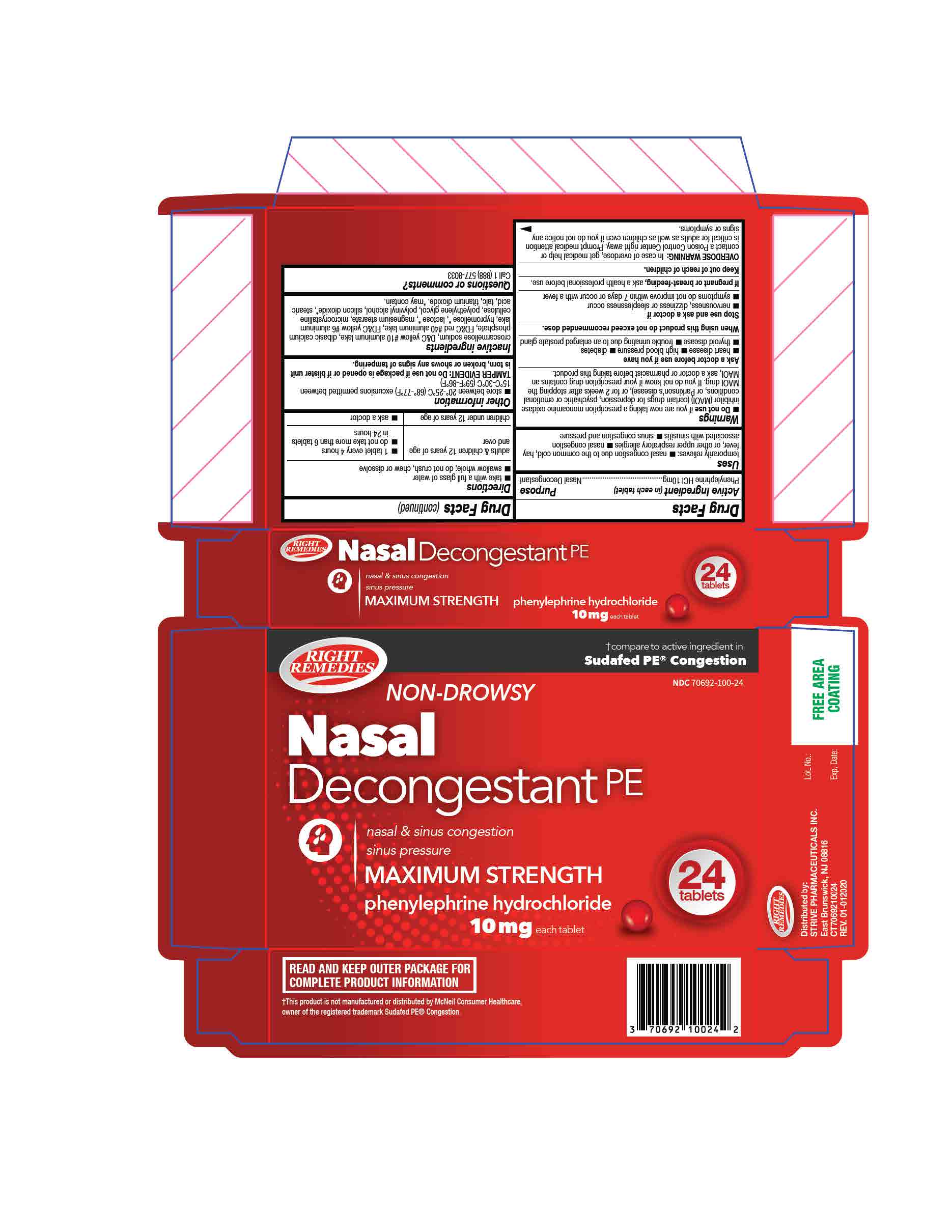 Pill image for Non-drowsy Nasal Decongestant