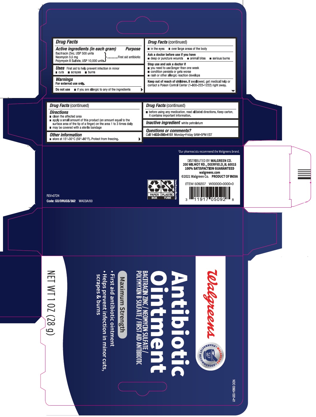Pill image for Antibiotic Ointment (bacitracin Zinc, Neomycin Sulfate, Polymyxin b Sulfate)
