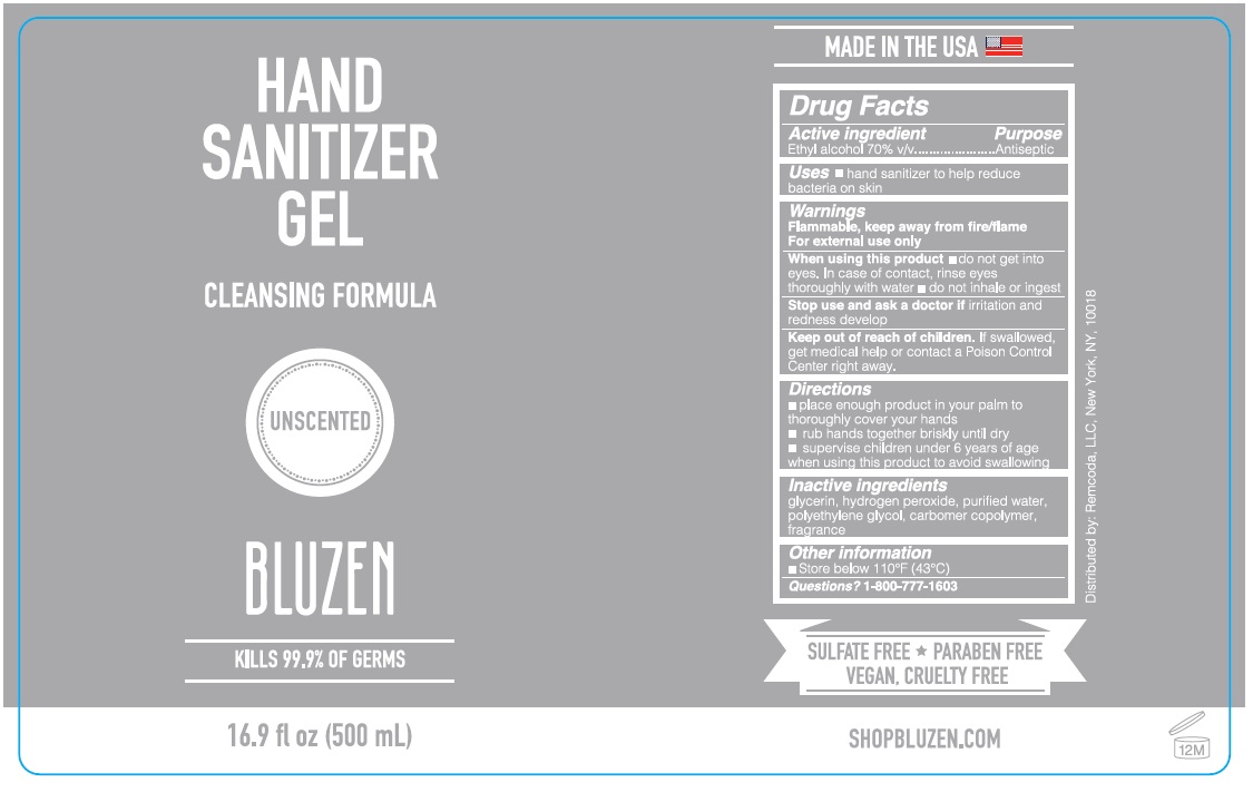 Pill image for Bluzen Hand Sanitizer Gel-unscented