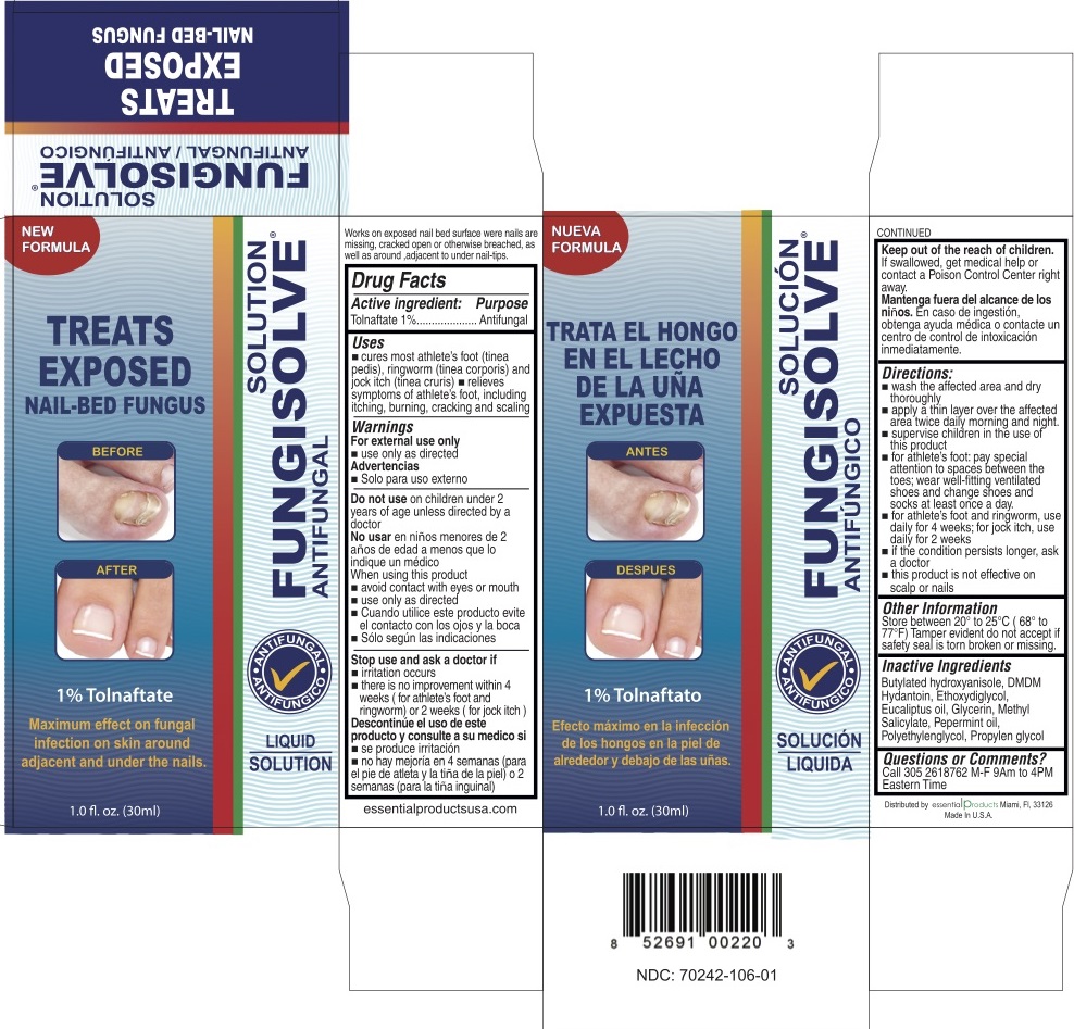 Pill image for Fungisolve Tolnaftate Antifungal