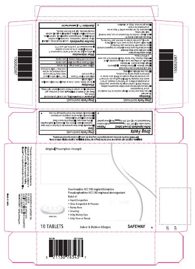 Pill image for Fexofenadine Hcl And Pseudoephedrine Hci Er Tablets Usp 180240 Mg