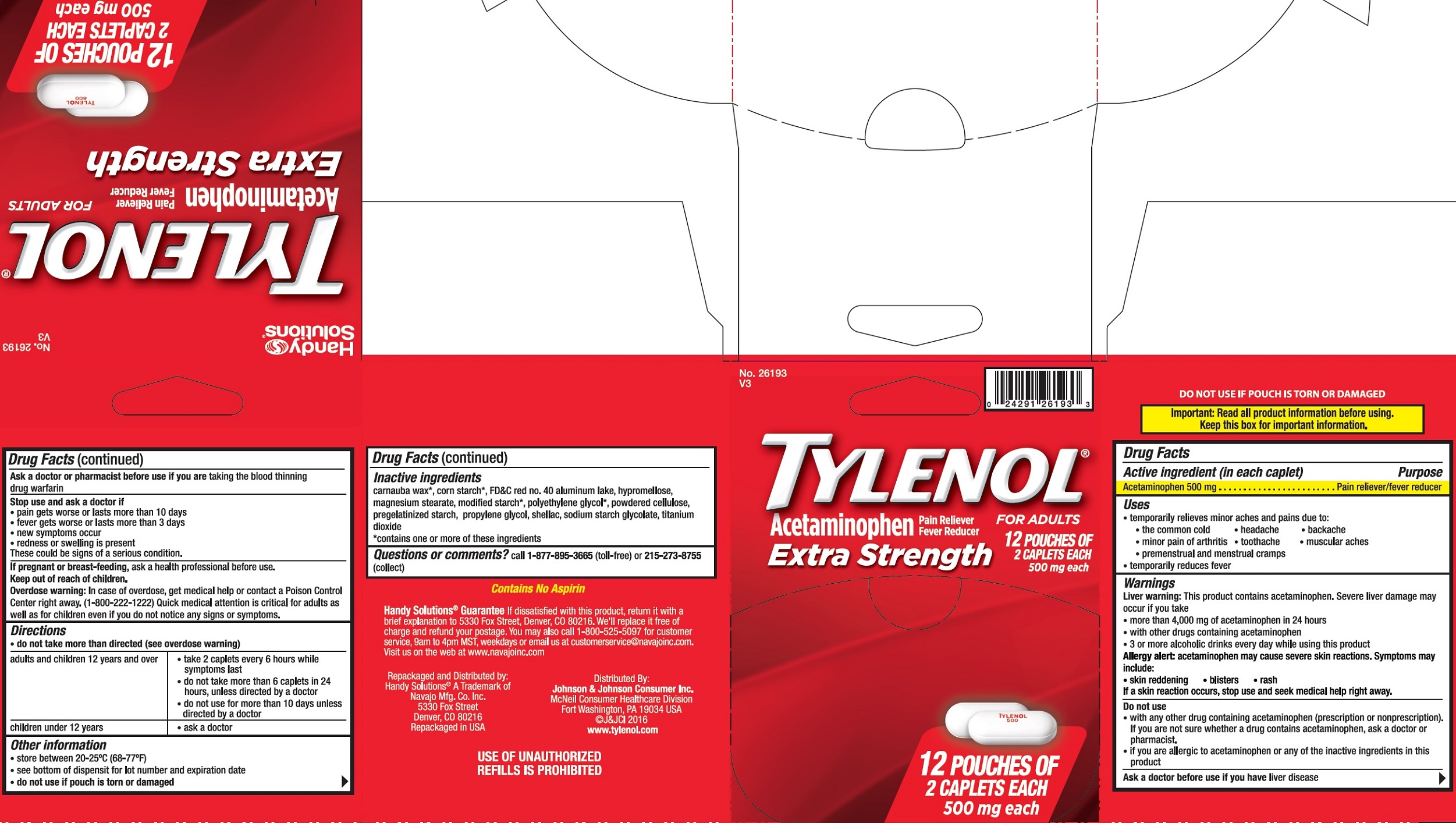 Pill image for Tylenol Extra Strength