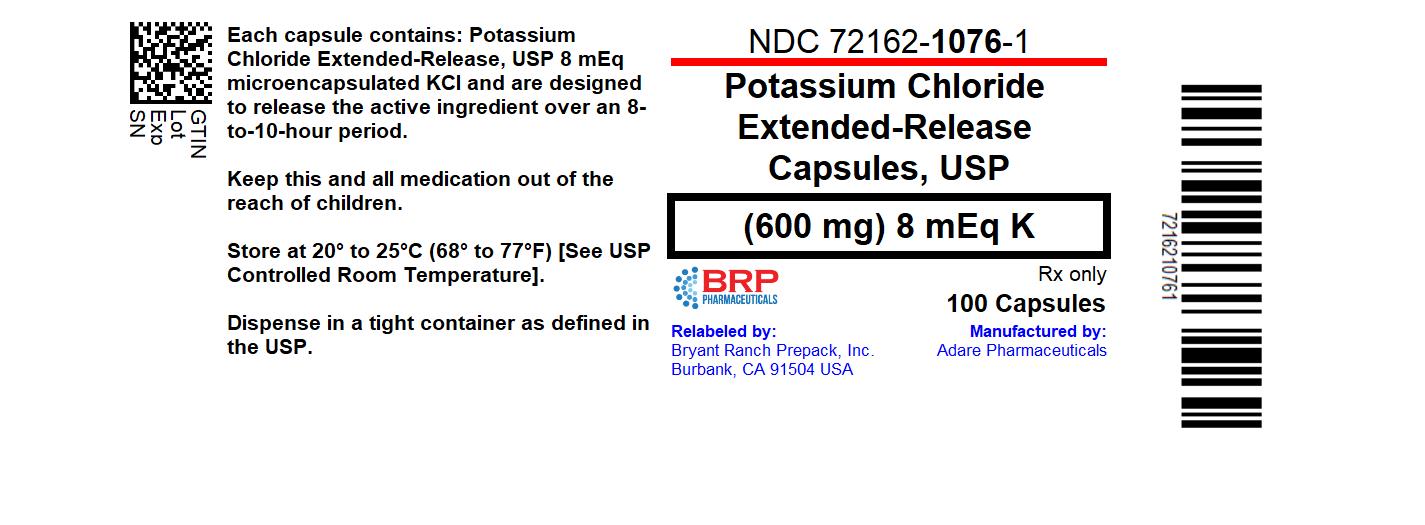 Pill image for these highlights do not include all the information needed to use potassium chloride extended-release capsules safely and effectively. see full prescribing information for potassium chloride extended-release capsules.