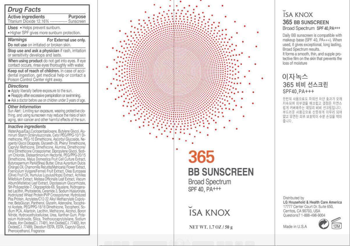 Pill image for isa knox 365 bb sunscreen broad spectrum spf 40, pa