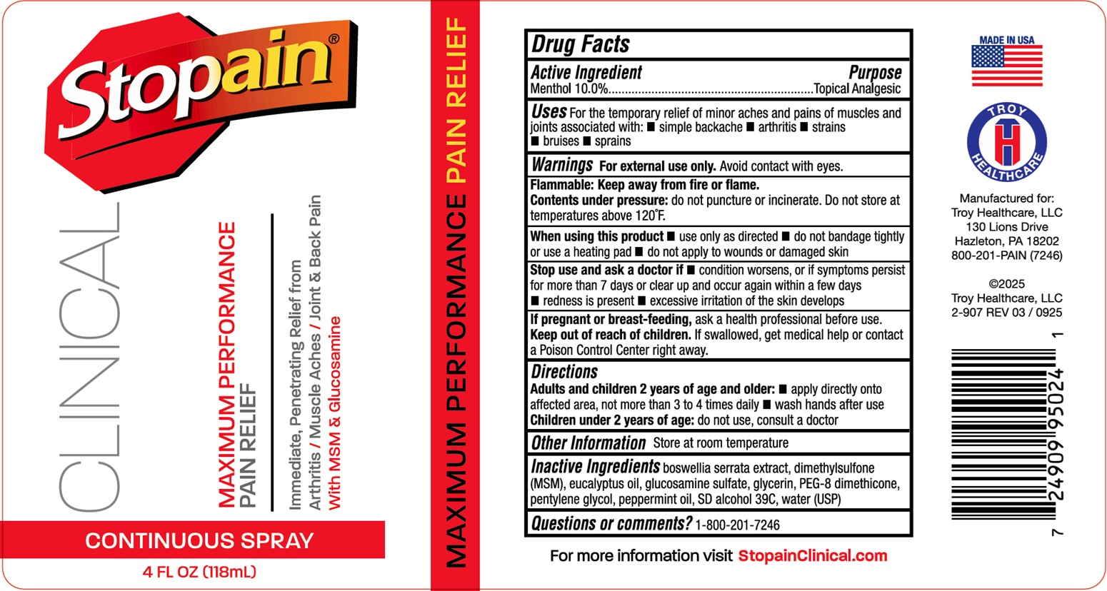 Pill image for Stopain Clinical Continuous Spray