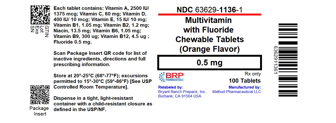 Pill image for Multivitamin With Fluoride 0_5 Mg