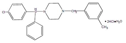 Pill image for these highlights do not include all the information needed to use meclizine hydrochloride tablets safely and effectively. see full prescribing information for meclizine hydrochloride tablets.