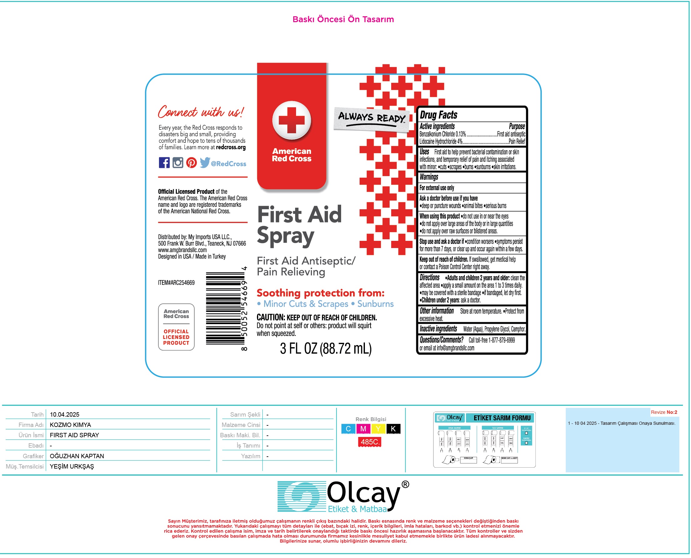 Pill image for American Red Cross First Aid Spray