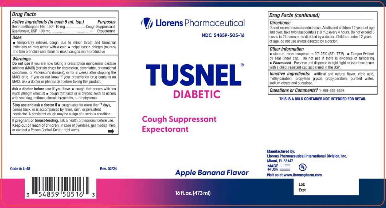 Pill image for Llorens-tusneldiabetic 505