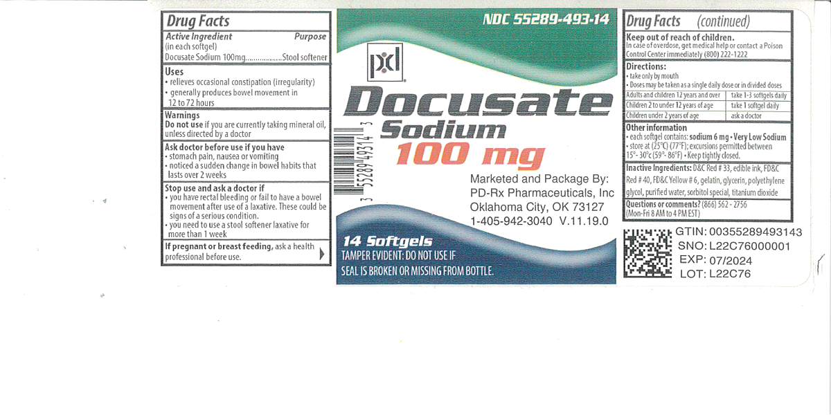 Pill image for Docusate Sodium 100 Mg Softgels