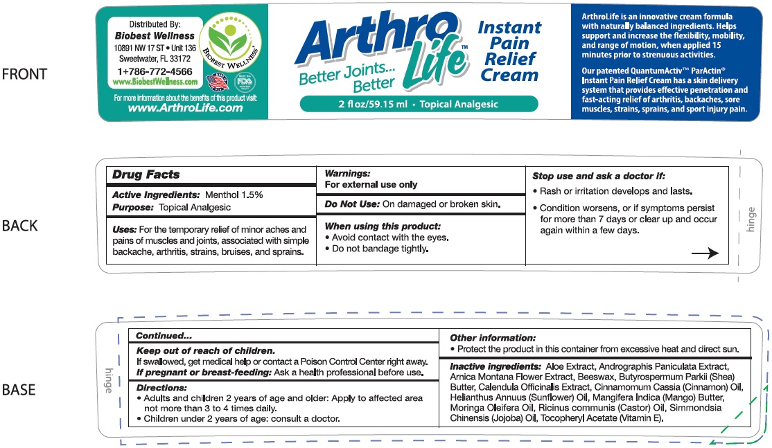 Pill image for Arthro Life Instant Pain Relief Cream