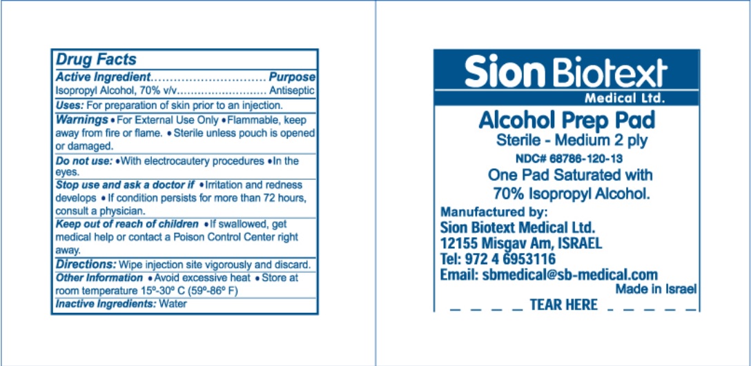Pill image for Sion Sterile Alcohol Prep Pad