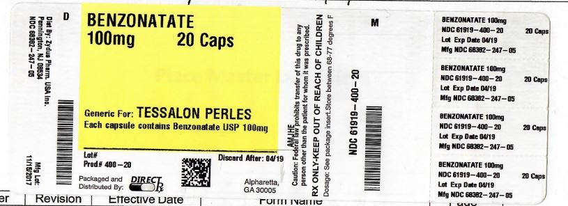 Pill image for Benzonatate 100mg