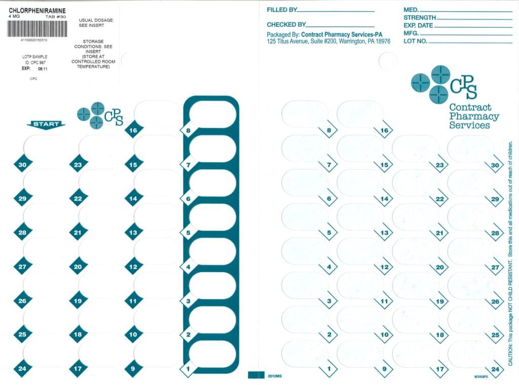 Pill image for Chlorpheniramine Maleate