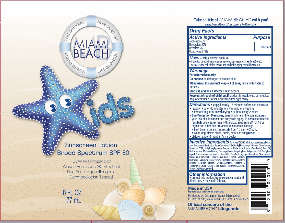 Pill image for Miami Beach Kids Sunscreen Lotion Broad Spectrum Spf 50