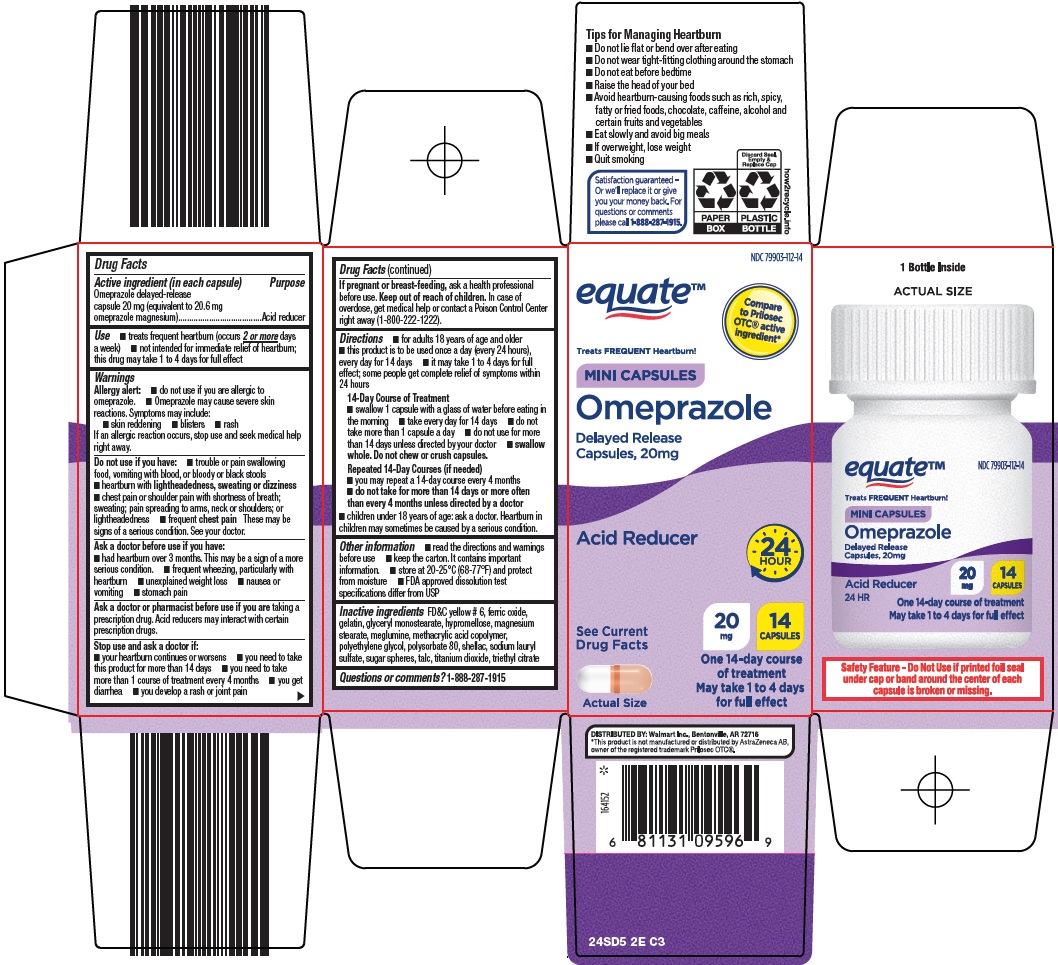 Pill image for Wal-mart Omeprazole Drug Facts