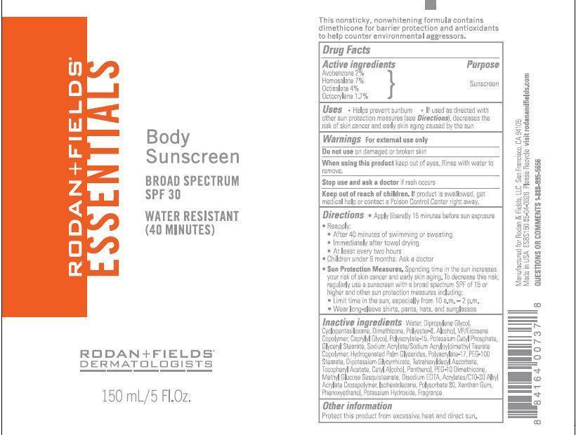 Pill image for Rodan + Fields Essentials Body Sunscreen Broad Spectrum Spf 30