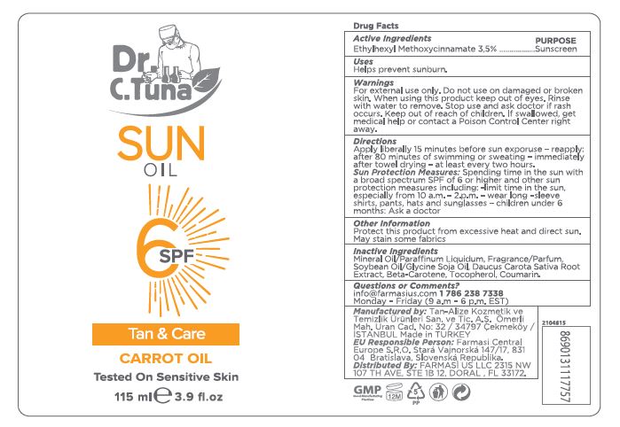 Pill image for Dr. C. Tuna Sun Oil 6 Spf Tan & Care Carrot Oil