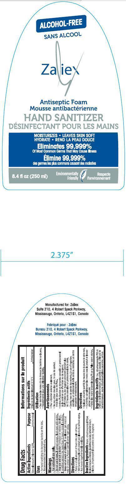 Pill image for Zaliex Alcohol-free Antiseptic Foam Hand Sanitizer