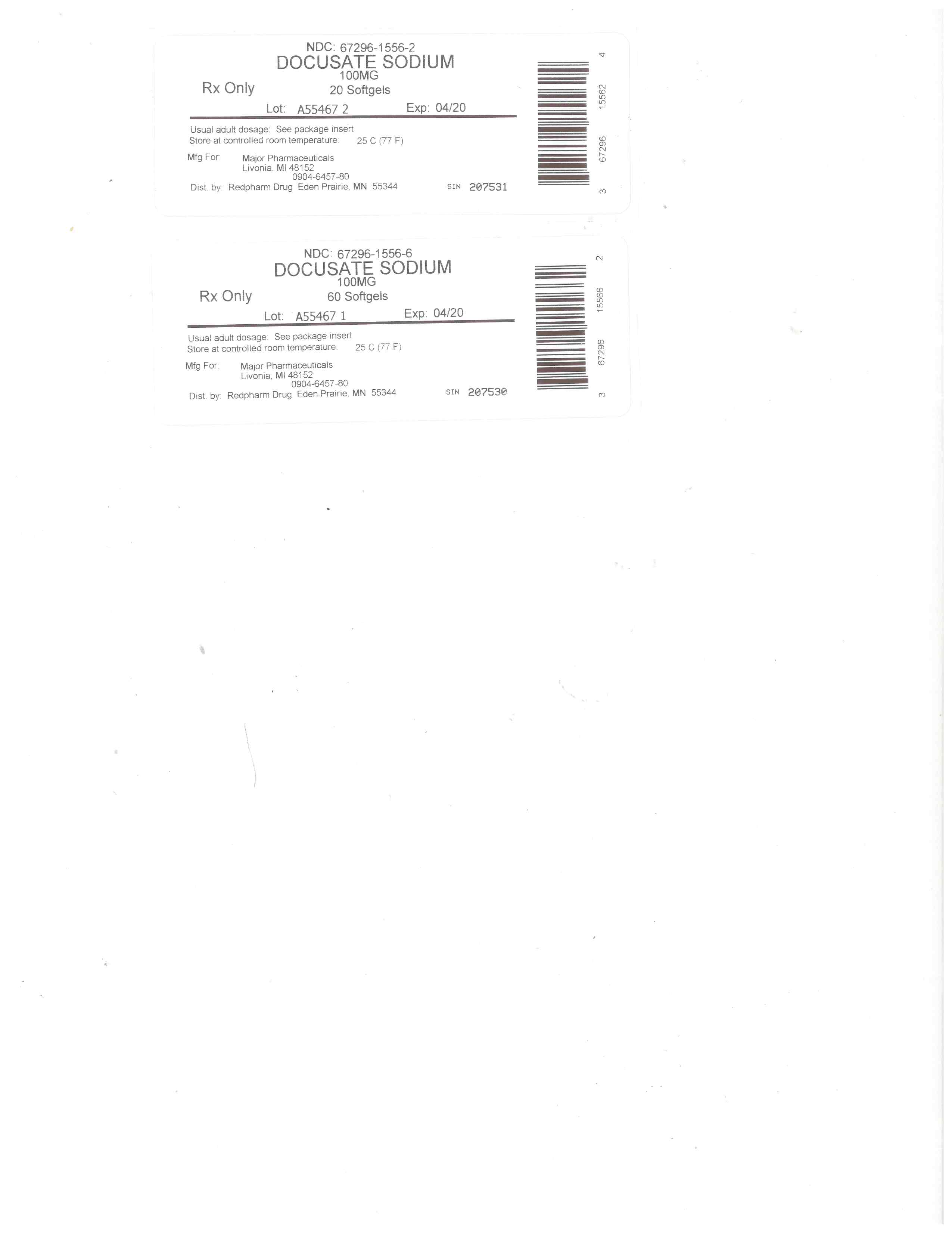 Pill image for Docusate