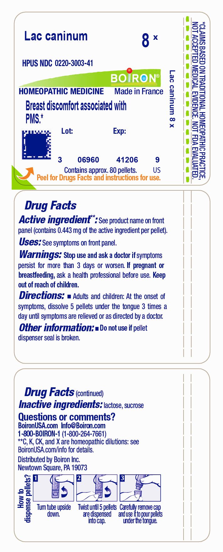Pill image for lac caninum 8x