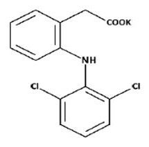 Pill image for These Highlights Do Not Include All The Information Needed To Use Diclofenac Potassium For Oral Solution Safely And Effectively. See Full Prescribing Information For Diclofenac Potassium For Oral Solution.