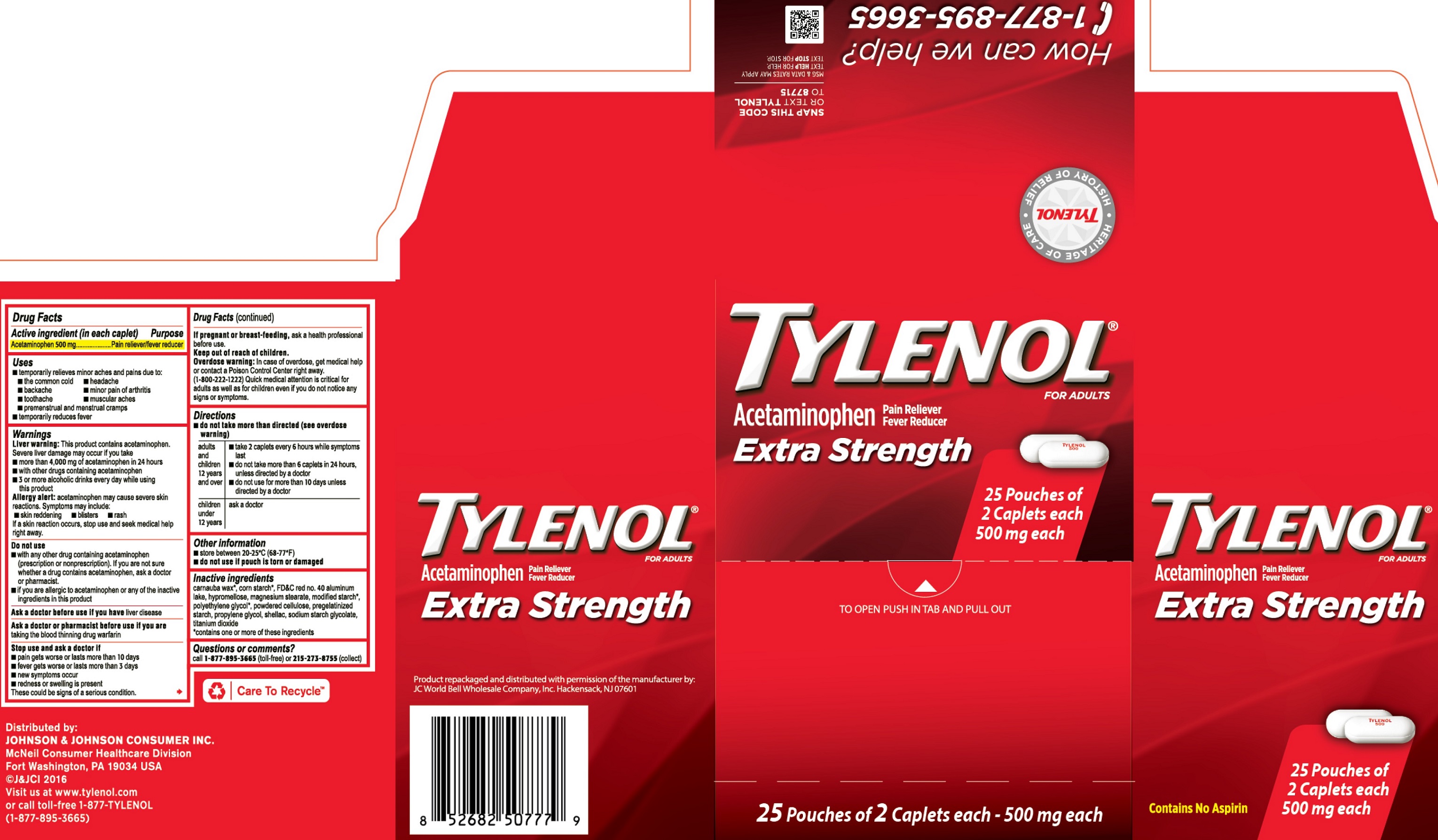 Pill image for Tylenol Extra Strength
