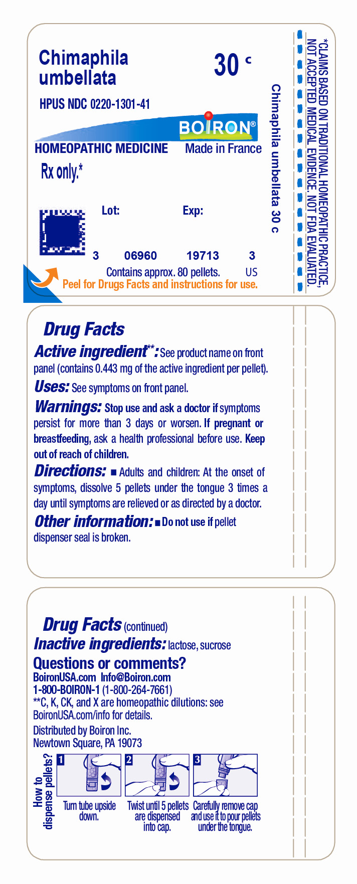 Pill image for chimaphila umbellata 30c