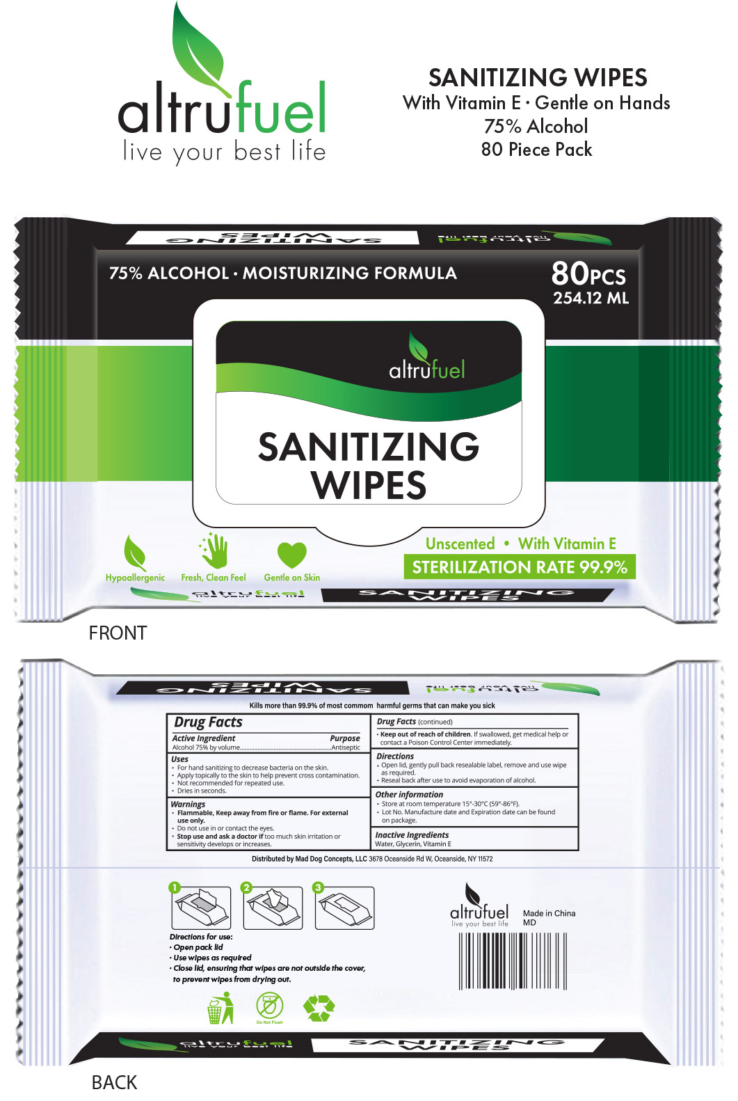 Pill image for Altrufuel Alcohol Wipes