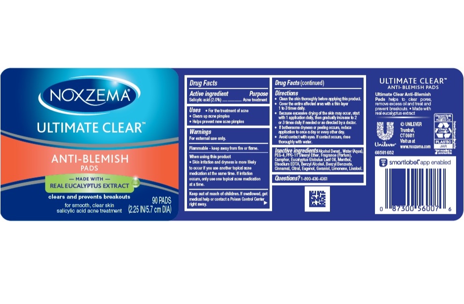 Pill image for noxzema ultimate clear anti-blemish pads