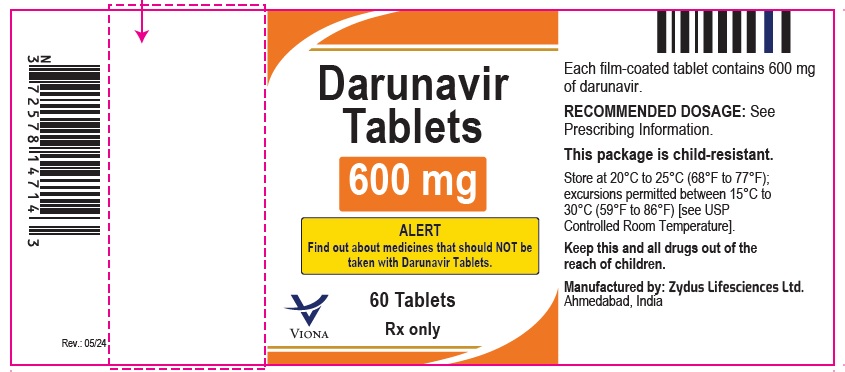 Pill image for Darunavir Tablets