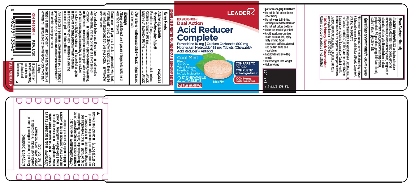 Pill image for Cardinal Health Acid Reducer Complete Drug Facts