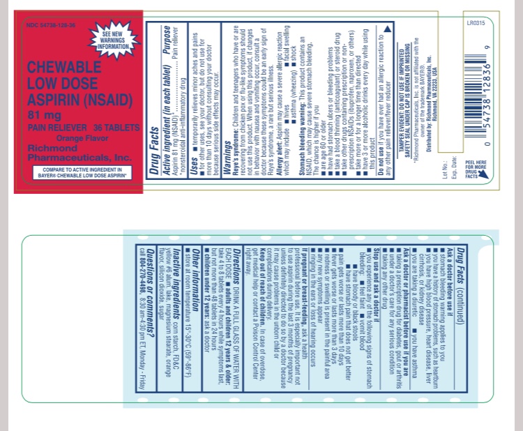 Pill image for Aspirin 81mg