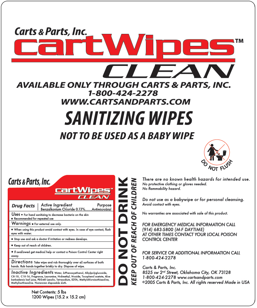 Pill image for Cart Wipes™ Clean Sanitizing Wipes