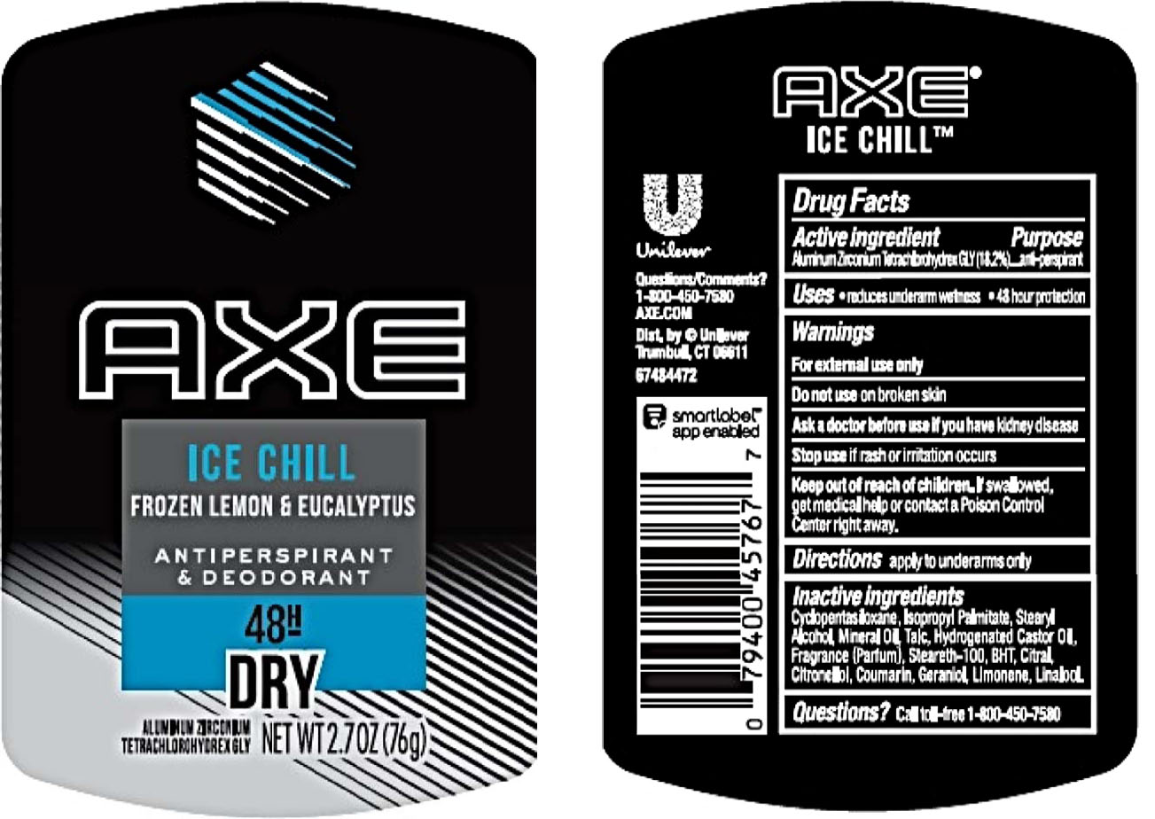 Pill image for Axe Ice Chill Frozen Lemon & Eucalyptus Antiperspirant And Deodorant 48h Dry