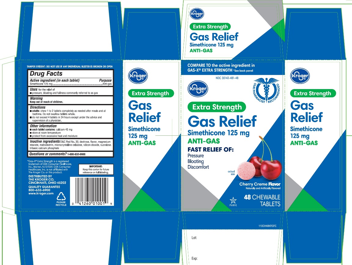 Pill image for Kroger Extra Strength Gas Relief Simethicone