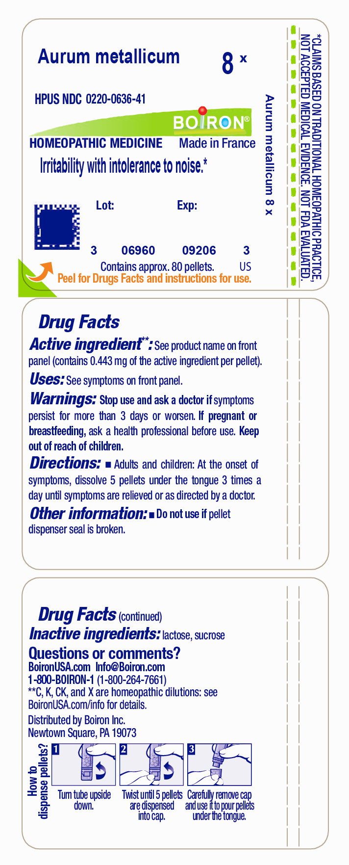 Pill image for Aurum Metallicum 8x