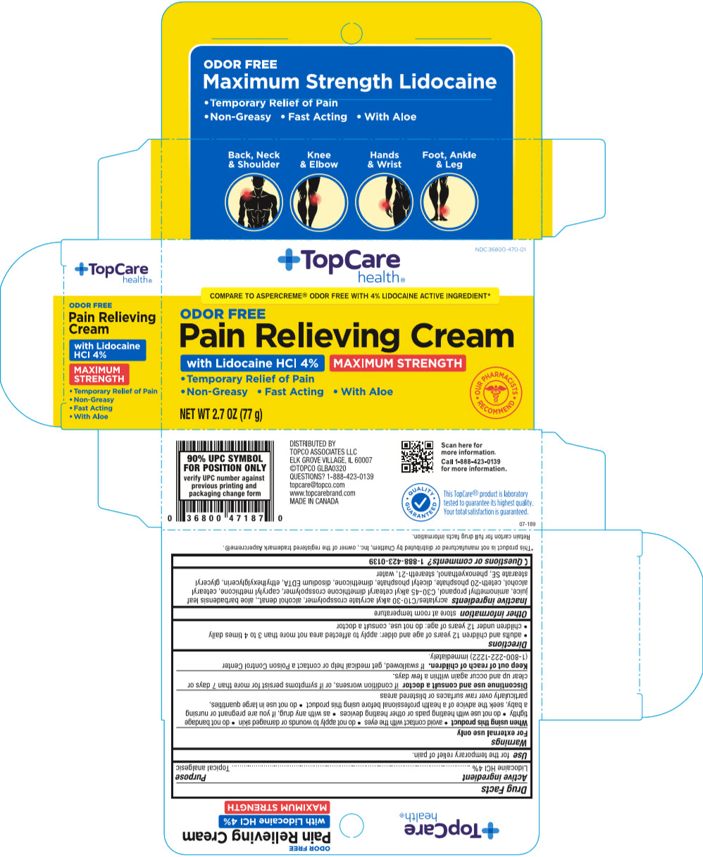 Pill image for topcare pain relieving cream
