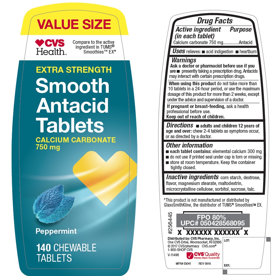 Pill image for Extra Strength Smooth Antacid Peppermint Tablets