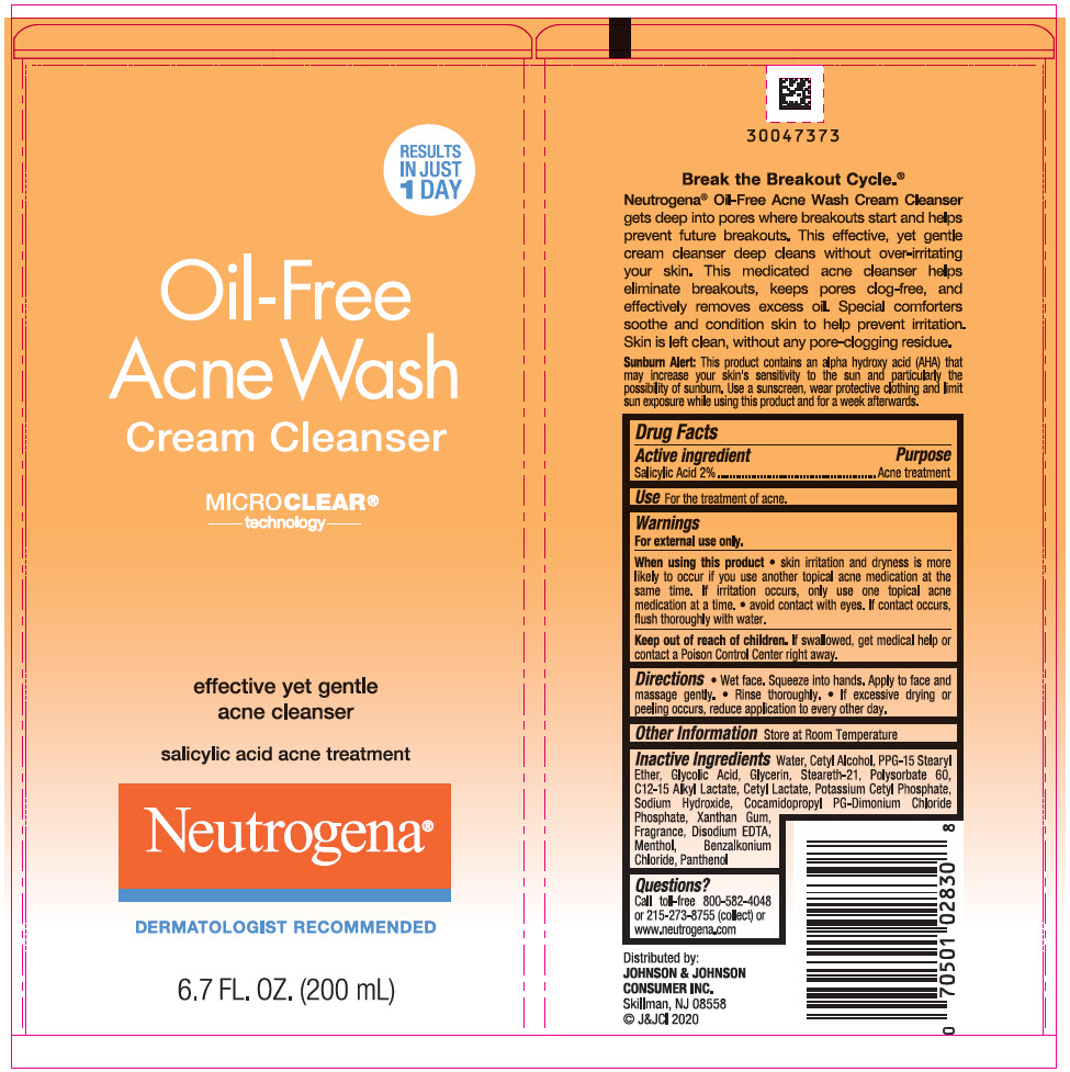 Pill image for Neutrogena® Oil-free Acne Wash Cream Cleanser