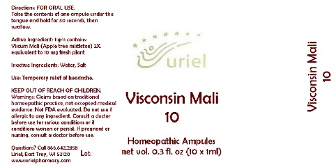 Pill image for visconsin mali 10
