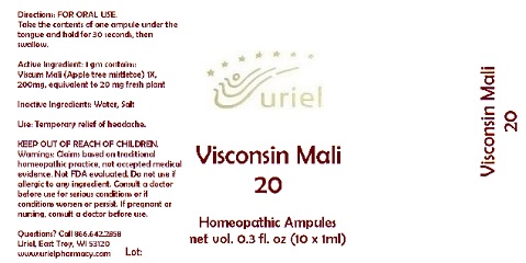 Pill image for visconsin mali 20