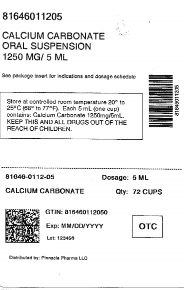 Pill image for calcium carbonate